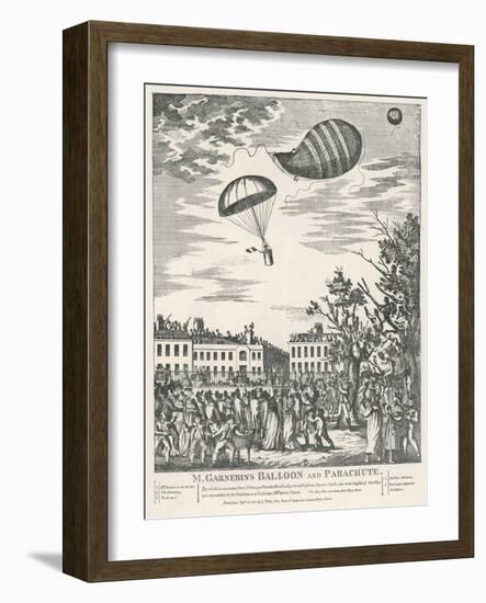 Parachute-null-Framed Art Print