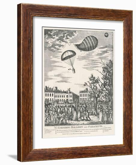 Parachute-null-Framed Art Print