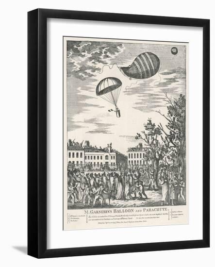 Parachute-null-Framed Art Print