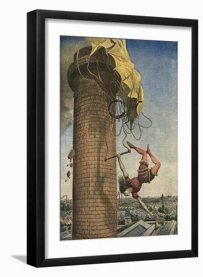 Parachute-null-Framed Art Print