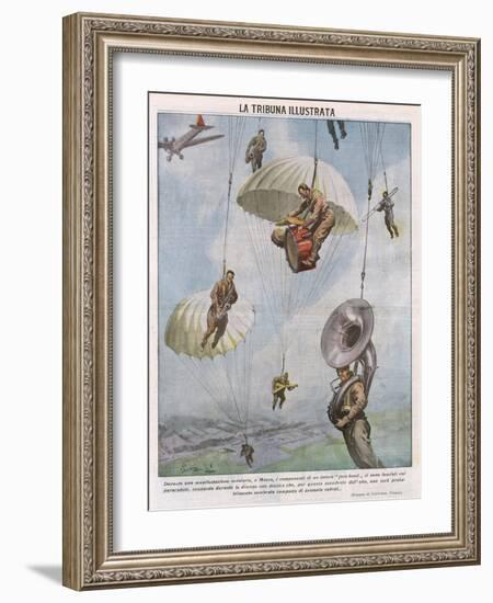 Parachute-Vittorio Pisani-Framed Art Print