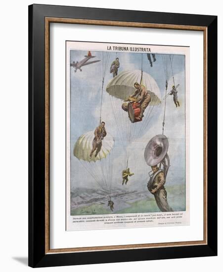 Parachute-Vittorio Pisani-Framed Art Print