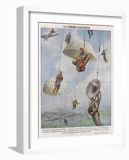 Parachute-Vittorio Pisani-Framed Art Print