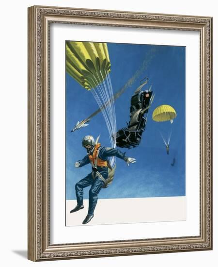 Parachutes and Ejector Seats-Wilf Hardy-Framed Giclee Print