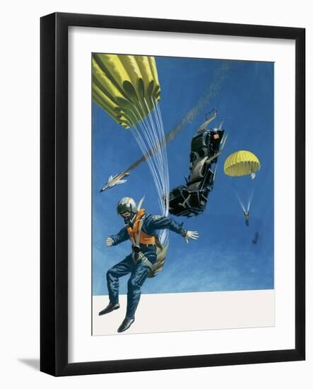 Parachutes and Ejector Seats-Wilf Hardy-Framed Giclee Print