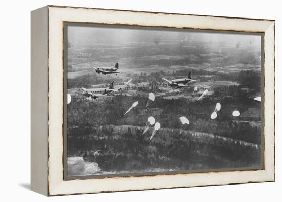 Parachutists in Training-null-Framed Premier Image Canvas