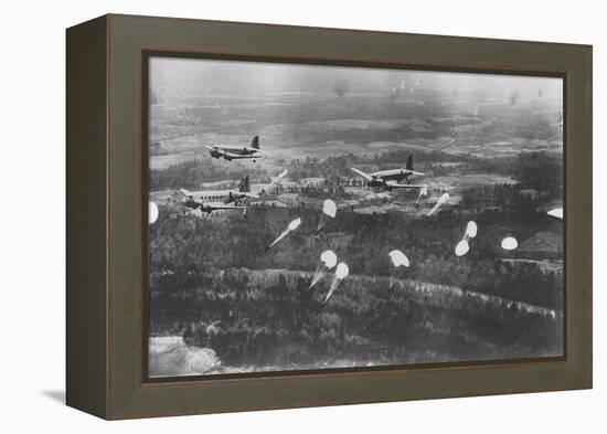Parachutists in Training-null-Framed Premier Image Canvas
