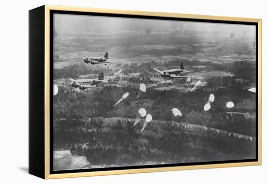 Parachutists in Training-null-Framed Premier Image Canvas