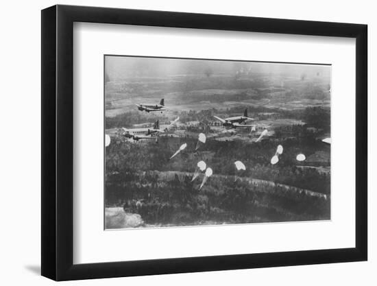 Parachutists in Training-null-Framed Photographic Print