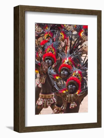 Parade at Dinagyang Festival, City of Iloilo, Philippines-Keren Su-Framed Photographic Print