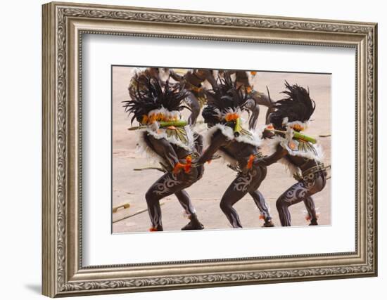 Parade at Dinagyang Festival, City of Iloilo, Philippines-Keren Su-Framed Photographic Print