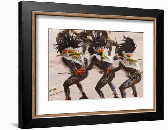 Parade at Dinagyang Festival, City of Iloilo, Philippines-Keren Su-Framed Photographic Print