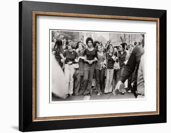 Parade Down Fifth Avenue on the 50th Anniversary of the Passage of the 19th Amendment-John Olson-Framed Photographic Print