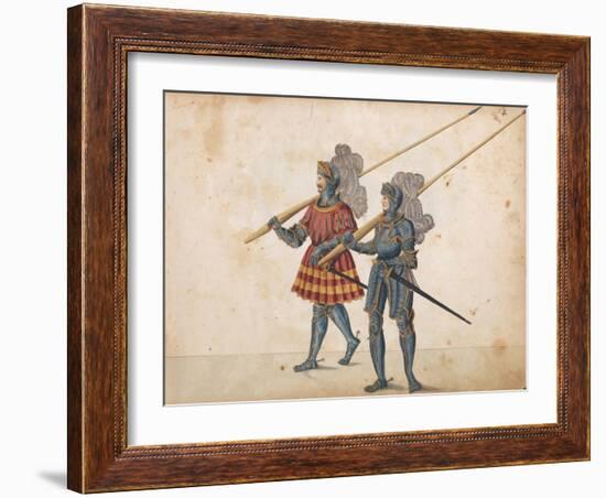 Parade for a tournament, c.1640-German School-Framed Giclee Print