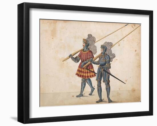 Parade for a tournament, c.1640-German School-Framed Giclee Print