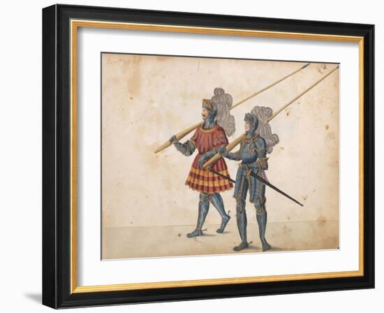 Parade for a tournament, c.1640-German School-Framed Giclee Print
