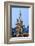 Parade in the Main Street U.S.A. with Castle of Sleeping Beauty, Disneyland Park Paris-null-Framed Art Print