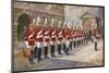 Parade of the First Life Guards in Whitehall-Harry Payne-Mounted Art Print