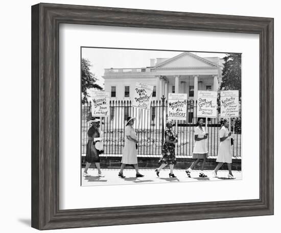 Parade Past the White House--Framed Photographic Print