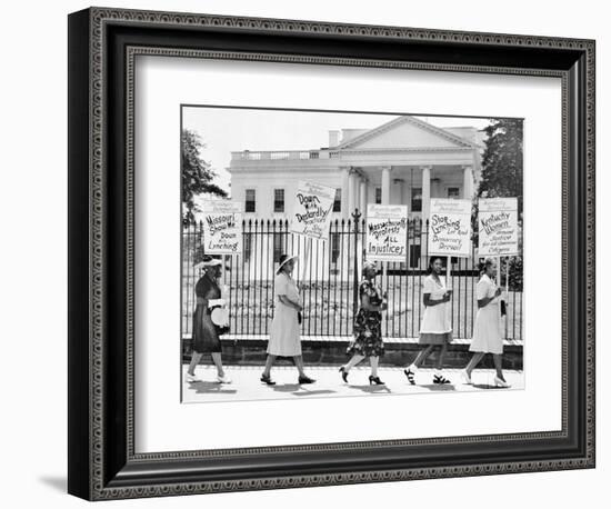 Parade Past the White House--Framed Photographic Print