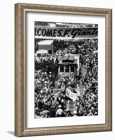 Parade Welcoming the Giants to San Francisco-null-Framed Photographic Print