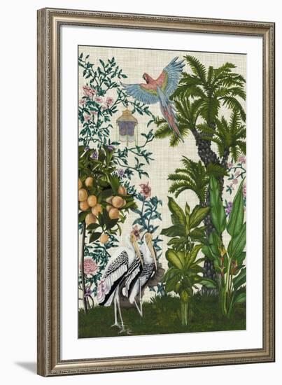Paradis Chinoiserie II-Naomi McCavitt-Framed Giclee Print