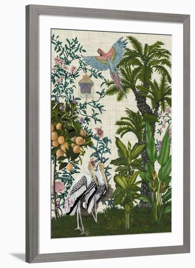 Paradis Chinoiserie II-Naomi McCavitt-Framed Giclee Print