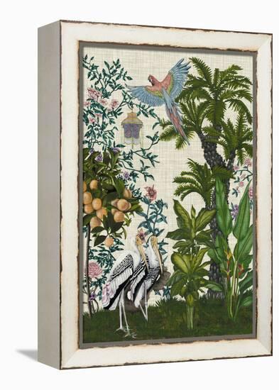 Paradis Chinoiserie II-Naomi McCavitt-Framed Stretched Canvas
