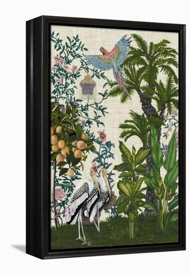 Paradis Chinoiserie II-Naomi McCavitt-Framed Stretched Canvas