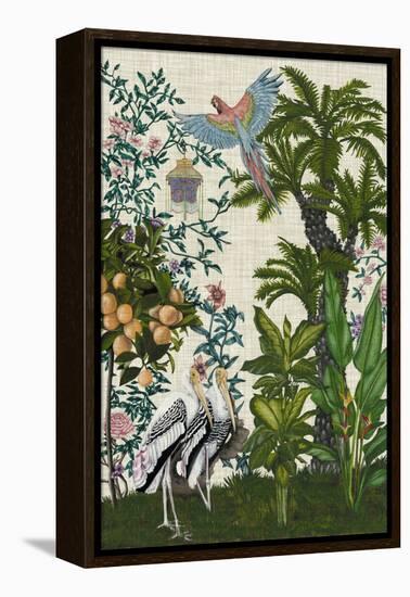 Paradis Chinoiserie II-Naomi McCavitt-Framed Stretched Canvas