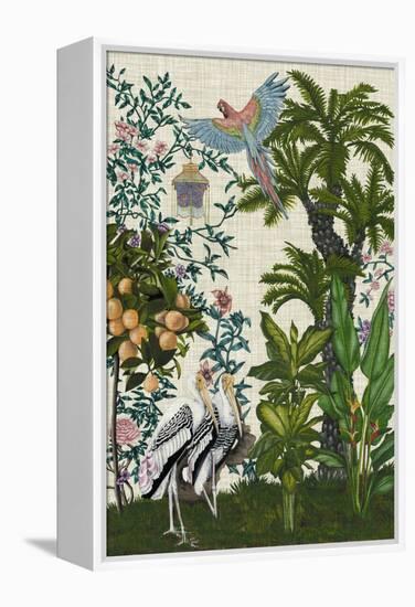 Paradis Chinoiserie II-Naomi McCavitt-Framed Stretched Canvas