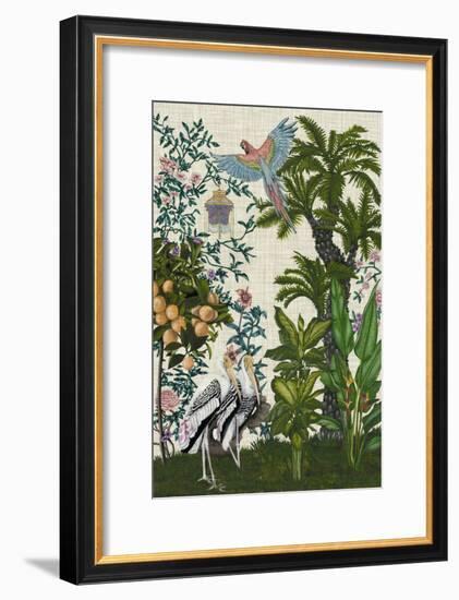 Paradis Chinoiserie II-Naomi McCavitt-Framed Art Print