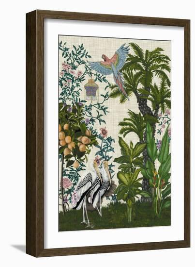 Paradis Chinoiserie II-Naomi McCavitt-Framed Premium Giclee Print