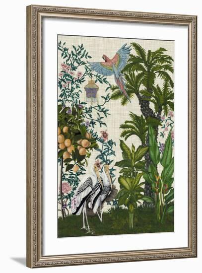 Paradis Chinoiserie II-Naomi McCavitt-Framed Art Print