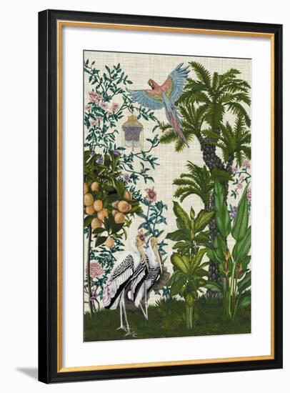 Paradis Chinoiserie II-Naomi McCavitt-Framed Art Print