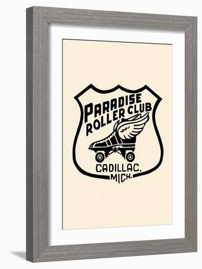 Paradis Roller Club-null-Framed Art Print