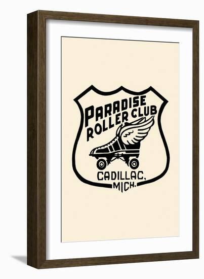 Paradis Roller Club-null-Framed Art Print