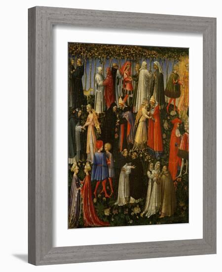 Paradise, 1445-Giovanni di Paolo-Framed Giclee Print