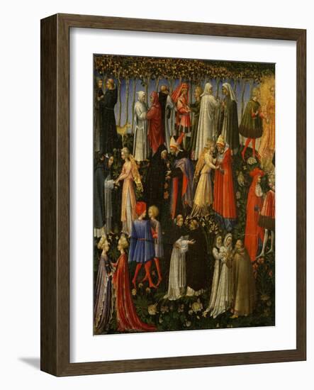 Paradise, 1445-Giovanni di Paolo-Framed Giclee Print