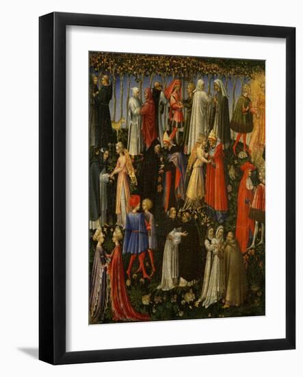 Paradise, 1445-Giovanni di Paolo-Framed Giclee Print