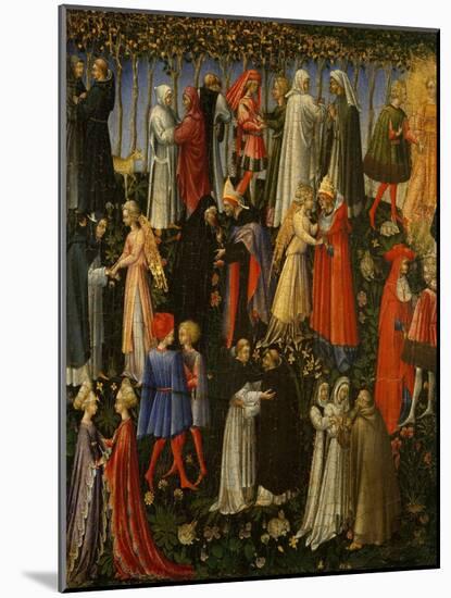 Paradise, 1445-Giovanni di Paolo-Mounted Giclee Print