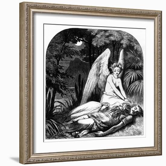 Paradise and the Peri-John Tenniel-Framed Giclee Print