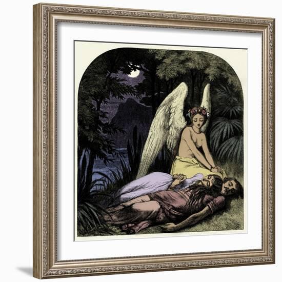 Paradise and the Peri-John Tenniel-Framed Giclee Print