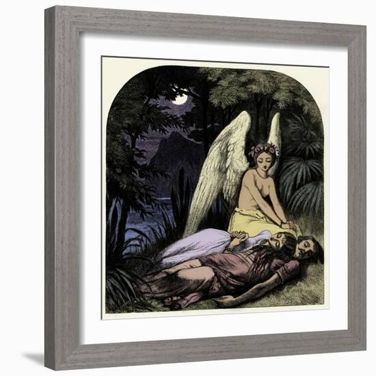 Paradise and the Peri-John Tenniel-Framed Giclee Print