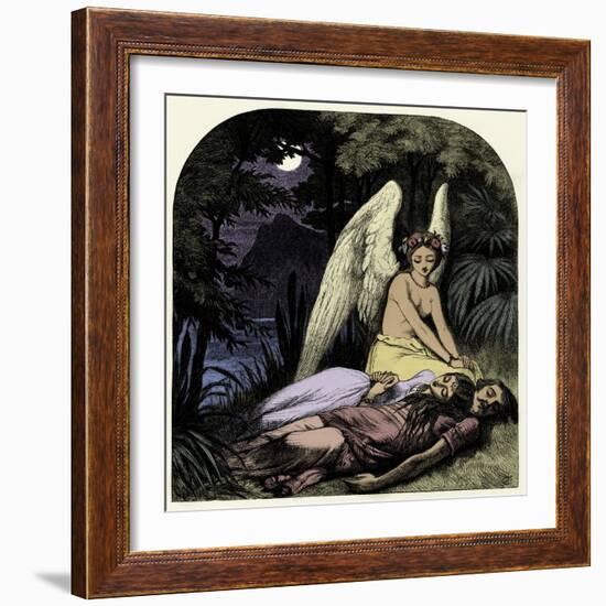 Paradise and the Peri-John Tenniel-Framed Giclee Print