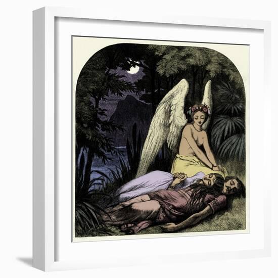 Paradise and the Peri-John Tenniel-Framed Giclee Print