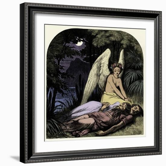 Paradise and the Peri-John Tenniel-Framed Giclee Print