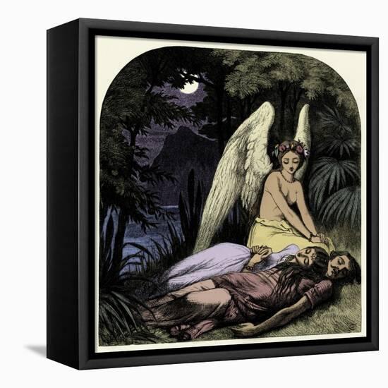 Paradise and the Peri-John Tenniel-Framed Premier Image Canvas