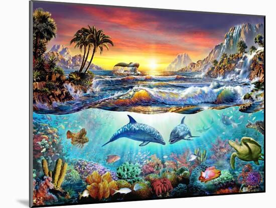 Paradise Bay-Adrian Chesterman-Mounted Art Print