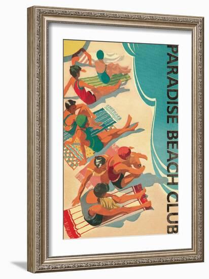 Paradise Beach Club-Wild Apple Portfolio-Framed Art Print